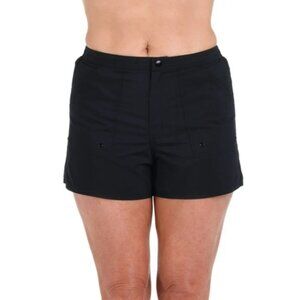 Maxine of Hollywood Black Swim‎ Shorts Size 16 NEW